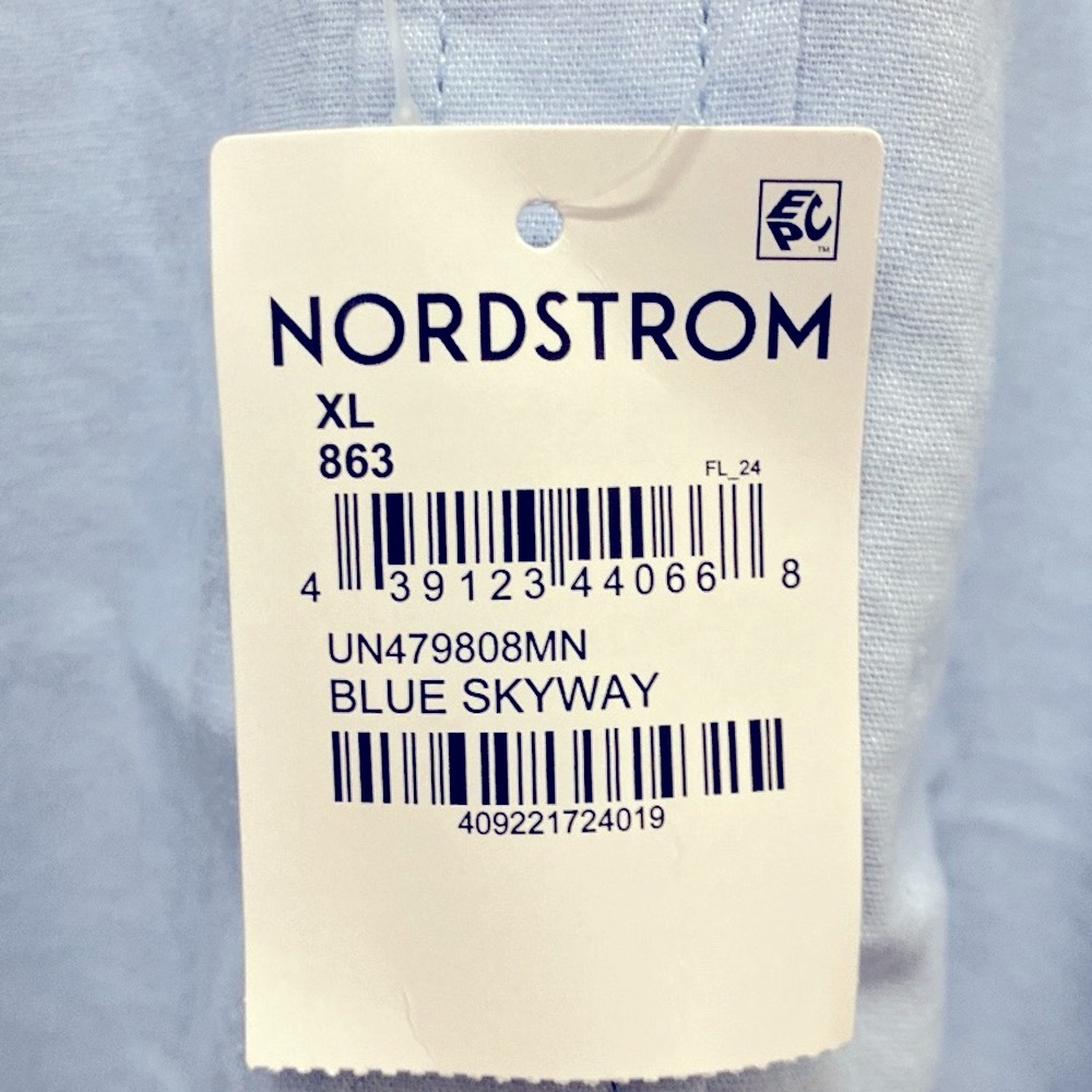 14th & Union Short Sleeve Button Down Shirt, X-Large, Light Blue - Picture 13 of 13
